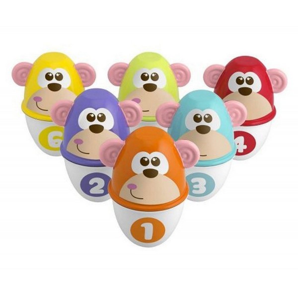 Продукт Chicco Маймунки - Детска игра боулинг - 0 - BG Hlapeta